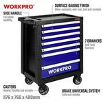 WorkPro WP209074 automobil, stručnjak, električar, precizni mehaničar set alata 193-dijelni