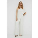 Kombinezon Lauren Ralph Lauren boja: bež, s otvorenim leđima, 253909456