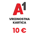 Vrijednosna kartica A1 Slovenija 10 EUR