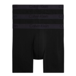 Bokserice Calvin Klein Boxer Brief 3P - black/black/black