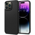 Maskica za mobitel Spigen Liquid Air, za Apple iPhone 14 Pro Max, crna