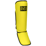 Lonsdale Artificial leather shin guards (1 pair) žuta