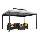Grey Valencia vrtni paviljon 4x4 m Garden Point