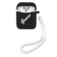 Guess GUACA2LSVSBW Apple AirPods cover black white Silicone Vintage