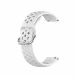 NEOGO SmartWatch Glam / Glam 2 Silicone Dots remen, White (SGA007C0201)