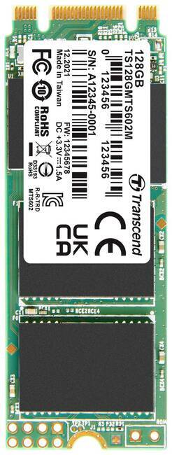 Transcend MTS602M 128 GB unutarnji M.2 SATA SSD 2260 SATA III maloprodaja TS128GMTS602M