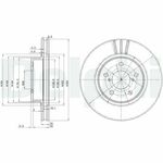 Kočni disk DELPHI BG2767