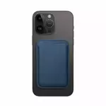 Kožni Mag Wallet plavi magnetski novčanik