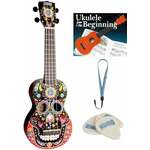 Mahalo MA1SK-BK SET Skull Black Soprano ukulele