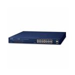 Planet GSW-1820HP switch, 16x/18x/2x, rack mountable