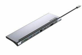 Vention Multi-function USB-C to HDMI VGA USB-C Gen 1 USB 3.0x2 USB 2.0 RJ45 SD TF TRRS 3.5mm PD Docking Station 0
