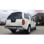 Carryboy tvrdi pokrov/hardtop/canopy neobojani bijeli za pickup Nissan Navara D40 king cab 2005-2015 s bočnim prozorima