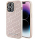 Karl Lagerfeld KLHCP15LPQKPMP iPhone 15 Pro różowy/pink hardcase Quilted K Pattern
