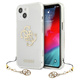 Guess GUHCP13SKS4GGO Apple iPhone 13 mini Transparent hardcase 4G Gold Charms Collection