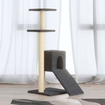 vidaXL Penjalica za mačke sa stupovima za grebanje tamnosiva 92 cm