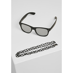 Likoma Mirror With Chain Sunglasses Black/Silver siva
