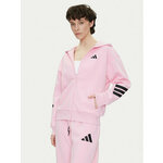 adidas Majica dugih rukava Future Icons 3-Stripes JE0175 Ružičasta Regular Fit