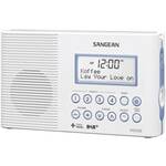 Sangean H-203D radio za kupaonicu DAB+ (1012), UKW (1014) džepna svjetiljka, vodootporan bijela