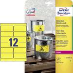 Avery-Zweckform L6107-20 etikete 99.1 x 42.3 mm poliester film žuta 240 St. trajno univerzalne naljepnice, naljepnice otporne na vremenske uvjete