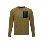 MAJICA CUBE ATX FLEECE L/S BROWN 12288