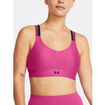 Under Armour Bra UA Infinity Mid 2.0 Rib Bra-PNK - Women roze