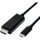Value USB-C™ / HDMI adapterski kabel USB-C™ utikač, HDMI A utikač 2.00 m crna 11.99.5841 USB-C™ Display kabel