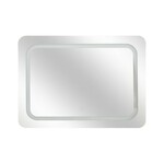 Five pravokutno zidno ogledalo ogledalo LED, 65x2.5x49 cm, bijela