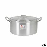 Duboka tava s poklopcem Aluminij 35 x 29 x 17 cm (4 kom.)