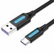 Vention USB 2.0 A Male to C Male 5A Cable 1M Black VEN-CORBF