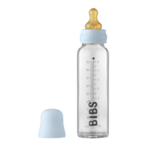 BIBS Baby Glass Bottle 225 ml bočica za bebe Baby Blue 225 ml