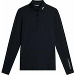 J.Lindeberg Flor Long Sleeve Black S Polo majica