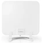 Antena NEDIS 0-25 km, DVB-T/T2, sobna, sa pojačalom 30 dB, FM/VHF/UHF, LTE 700 filter, DAB, bijela NEDIS 0-25 km