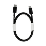 Type-C to Type-C Fast Charging 1m Data kabel crni