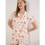 Trendyol Pidžama ecru/prljavo bijela / svijetloroza / crvena / crna 26049904