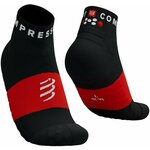 Compressport Ultra Trail Low Socks Black/White/Core Red T1 Čarape za trčanje