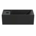 Mat crni keramički umivaonik za WC 37x21 cm i.Life S – Ideal Standard
