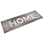 vidaXL Kuhinjski tepih s natpisom Home perivi 60 x 180 cm