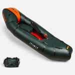 Kajak na napumpavanje River Packraft PR500 za 1 osobu s vodootpornim zatvaračem