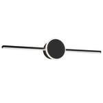LED KUPAONSKA SVJETILJKA OKRUGLA CRNA 60CM APP849-1W