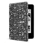 CONNECT IT torbica za Amazon NOVO Kindle Paperwhite 4 (2018), crni Doodle