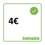 Tomato e-bon 4 EUR