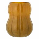 Smeđa staklena ručno izrađena vaza (visina 20 cm) Pumpkin – Bloomingville