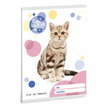 Ars Una: Slatka Američka mačka uzorak bilježnice sa linijama A/5 21-32