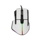 White Shark GM-9006 Marrok gaming miš, optički, žični, 12000 dpi, 1000 Hz, bijeli/crni