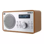 Digitalni DAB+ radio sat budilica bluetooth zvučnik VIVAX DW-2 DAB smeđi