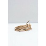 Beige Waxed Thin Laces Corbby bijela