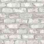 DUTCH WALLCOVERINGS zidna tapeta s uzorkom cigli bijela EW3104