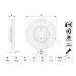 Kočni disk BOSCH 0 986 479 E18