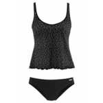 LASCANA Tankini crna / bijela 219848