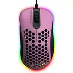 UVI Lust Gallasandalla gaming miš, optički, žični, 16000 dpi, 50G, 1ms, 1000 Hz, rozi